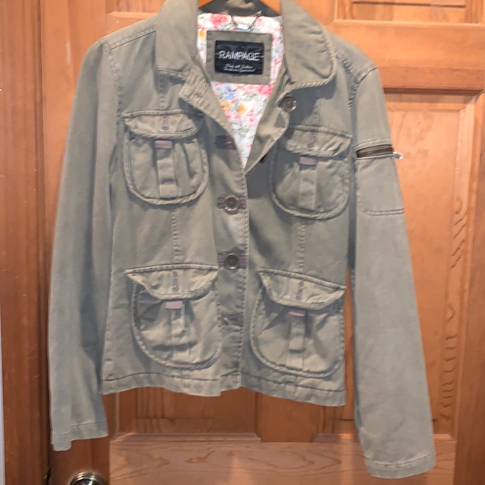 EUC Rampage Military Style Jacket.